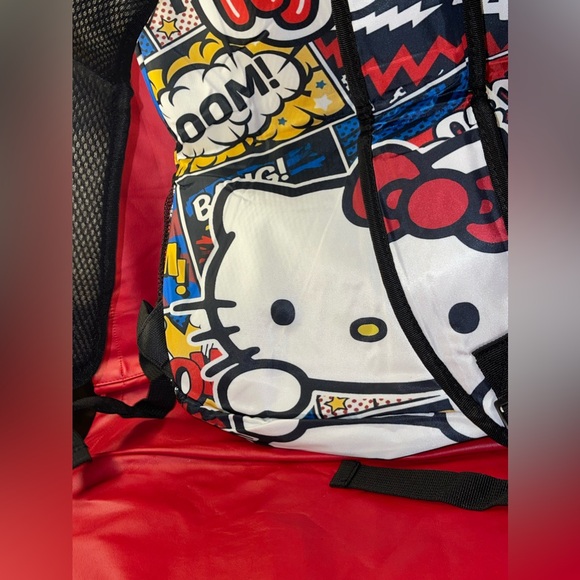 NWOT Sanrio Hello Kitty Full Size Back Pack. 11.4”x7.8”x15.7 - Picture 5 of 13